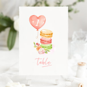 Watercolor Macaroons Birthday Party