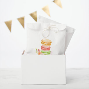Watercolor Macaroons Favour Bags