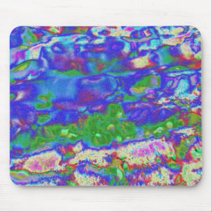 Watercolor Magic, digital abstract Mouse Mat
