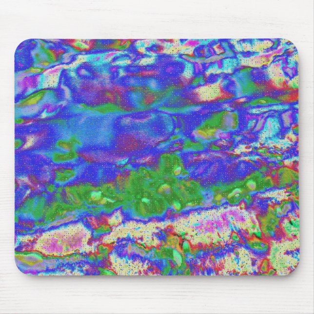 Watercolor Magic, digital abstract Mouse Mat (Front)