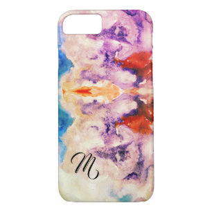 Watercolor Magic Monogram Art iPhone / iPad case