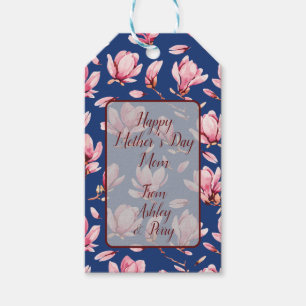 Watercolor Magnolias Gift Tags