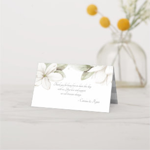 Watercolor Magnolias Seating Cards