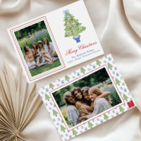 Watercolor Mahjong Christmas Tree Photo
