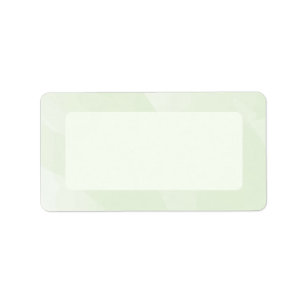 Watercolor Mailing Label, Mint Green Label