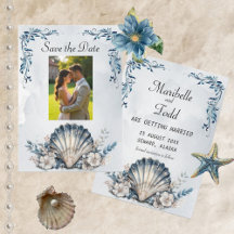 Watercolor Majestic Mia Beach Save the Date
