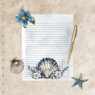 Watercolor Majestic Mia Stationary Paper