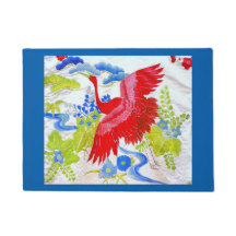 Watercolor Majestic Swan in Clouds Wings Spread