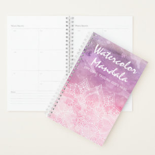Watercolor Mandala Holistic Healing & Spiritual Planner