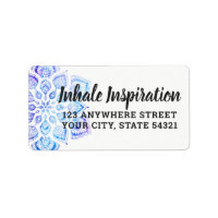 Watercolor Mandala Metaphysical Spiritual Address