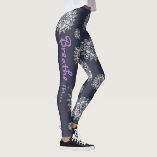 Watercolor Mandala Yoga Pants