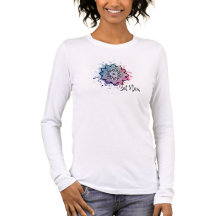 Watercolor Mandalia Sat Nam T-shirt
