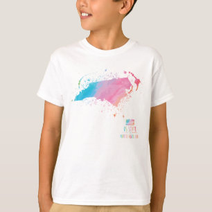 Watercolor Map North Carolina T-Shirt