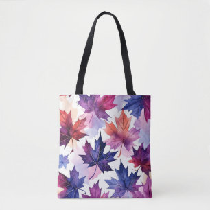 Watercolor Maple Leaf artistic Tote Bag