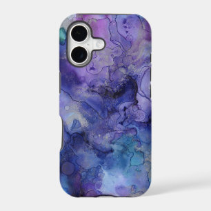 Watercolor Marble Purple Blue iPhone 5/5S Case