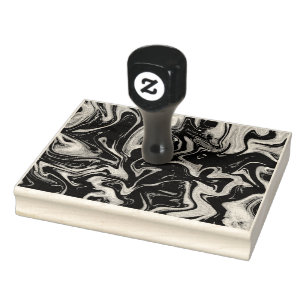 Watercolor Marble Texture Rubber Stamp 4X5