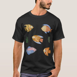 Watercolor Marine Life Fish T-Shirt