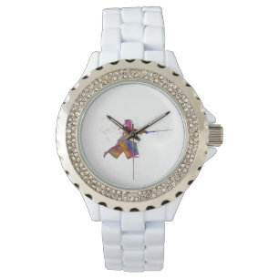 Watercolor martial art-kendo watch