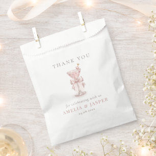 Watercolor Martini Baby Shower Party Favour Bags