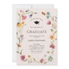 Watercolor Meadow Wildflower Boho Graduation Party