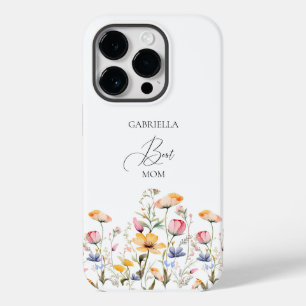 Watercolor Meadow Wildflower Mother's Day Case-Mate iPhone 14 Pro Case