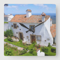 Watercolor Mediterranean house