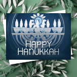 Watercolor Menorah Happy Hanukkah<br><div class="desc">Holiday themed items designed by Umua. Printed and shipped by Zazzle or their affiliates.</div>