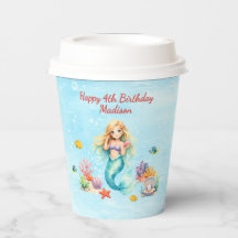 Watercolor Mermaid Birthday