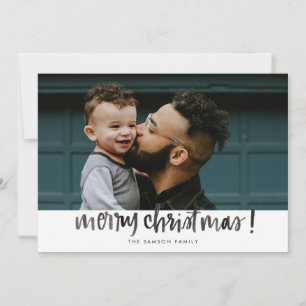 Watercolor Merry Christmas Card