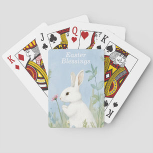 Watercolor Minimalist Easter Notecard Playing Cards