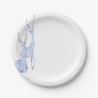 Watercolor Minimalist Merry Christmas Reindeer