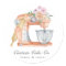 Watercolor Mixer Cake + Bakery Business Card
