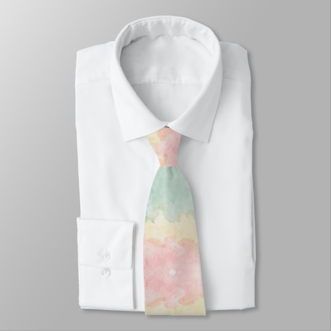 Watercolor mixture tie (Tied)