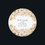 Watercolor Modern Peony Pastel Floral Wedding Magnet<br><div class="desc">Capture hearts with this watercolor modern peony pastel floral wedding magnet! Featuring beautiful floral designs,  it’s a charming keepsake for your guests to remember your special day. Perfect for sending invites or as a thoughtful favour,  this magnet adds a touch of elegance to any fridge or space!</div>