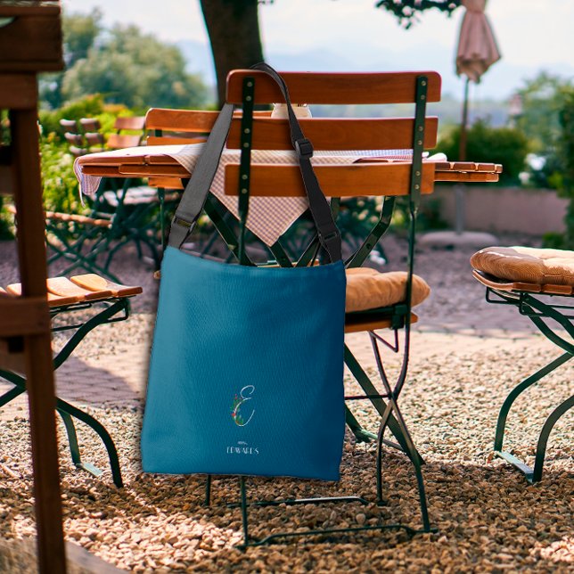  Watercolor monogram letter G nurse dark blue Crossbody Bag (Creator Uploaded)