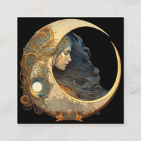Watercolor Moon Goddess