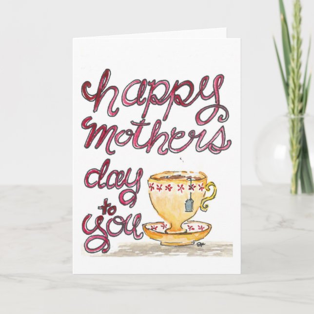 Watercolor Mother’s Day Card (Front)