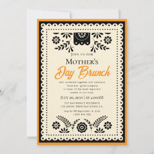 Watercolor Mother's Day Brunch Invitations