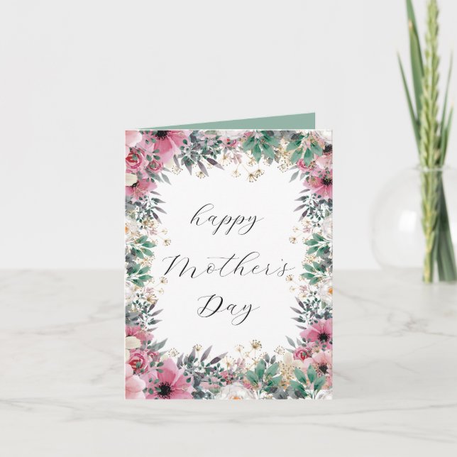 Watercolor Mother's Day Invitation (Front)