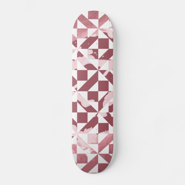 Watercolor motifs 2 skateboard (Front)