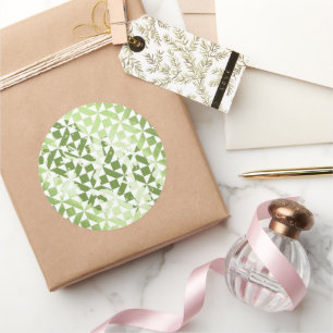 Watercolor motifs 3 classic round sticker