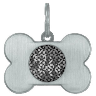 Watercolor motifs 5 pet ID tag