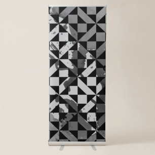 Watercolor motifs 5 retractable banner