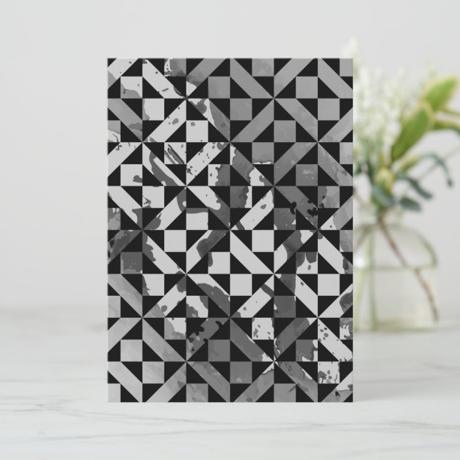 Watercolor motifs 5 thank you card (Standing Front)