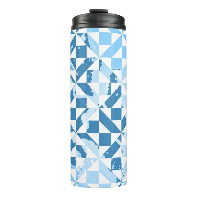 Watercolor motifs thermal tumbler (Front)
