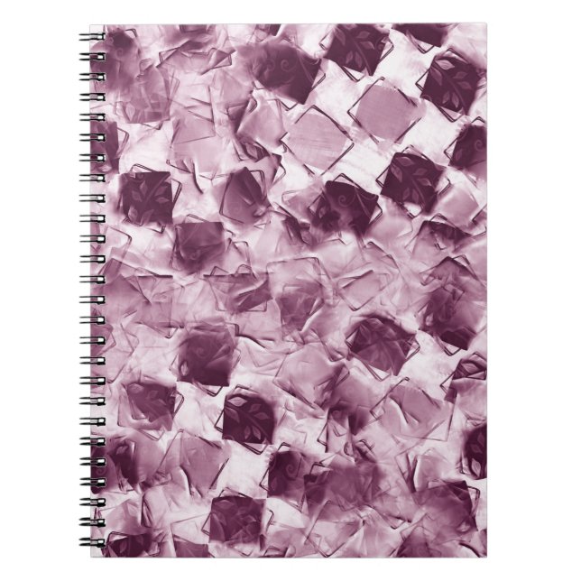Watercolor mottled texture background. Hand drawn  Notebook (Front)