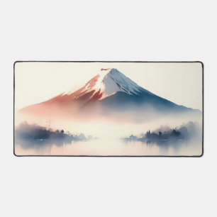 Watercolor Mount Fuji Desk Mat