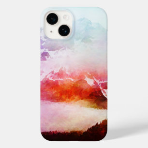 Watercolor Mountain Case-Mate iPhone 14 Case