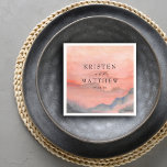 Watercolor Mountain Rustic Sunset Wedding<br><div class="desc">When it comes to wedding stationery woodland styles kick off the theme for a magical evening or an entire wedding weekend in the mountains Set the tone of your rustic wedding with this mountain-inspired design featuring a watercolor mountain scene background with pine trees.</div>