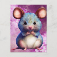 Watercolor Mouse Graphic